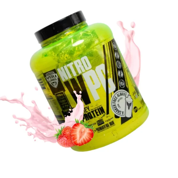 WHEY PROTEIN Fresa + batidora 2