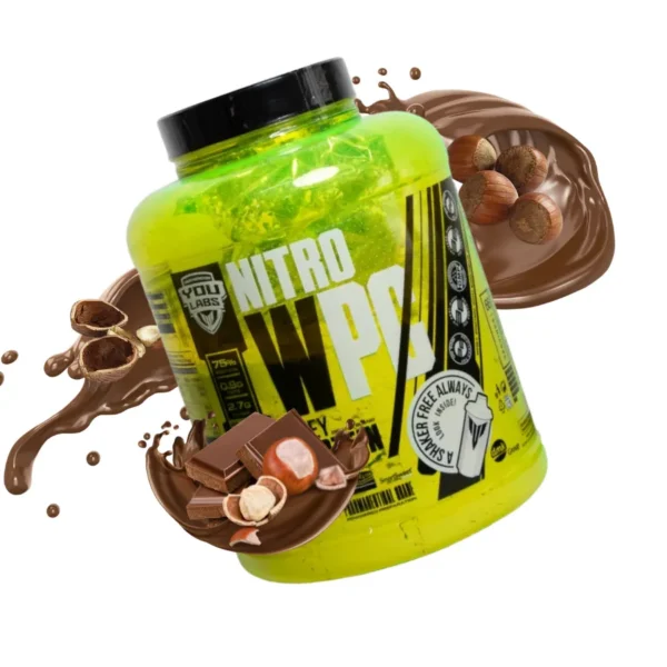 WHEY PROTEIN CHOCO-AVELLANAS+BATIDORA 2KG - Imagen 2