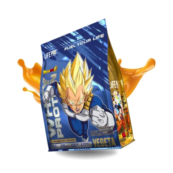 LIFE PRO WHEY DRAGON BALL VEGETA 900G TORRIJA - Imagen 2