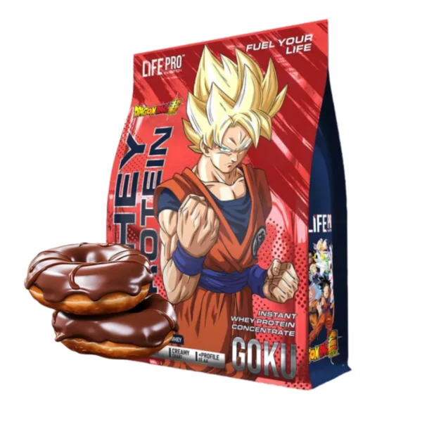 LIFE PRO WHEY DRAGON BALL Super Limited Edition Goku 1.8KG CHOCONETTES