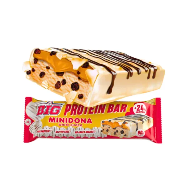 BIG PROTEIN BAR MINIDONA WHITE CHOCO 60GR