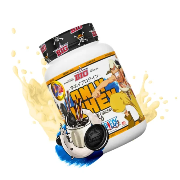 BIG ONLY WHEY ONE PIECE COOKIES AND CREAM 1KG - Imagen 2