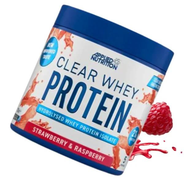 APPLIED NUTRITION WHEY CLEAR STRAWBERRY+RASPBERRY 150GR - Imagen 2