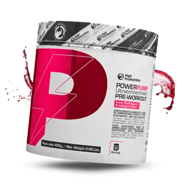 POWER PUMP PRE-WORKOUT BUBBLEGUM - Imagen 2