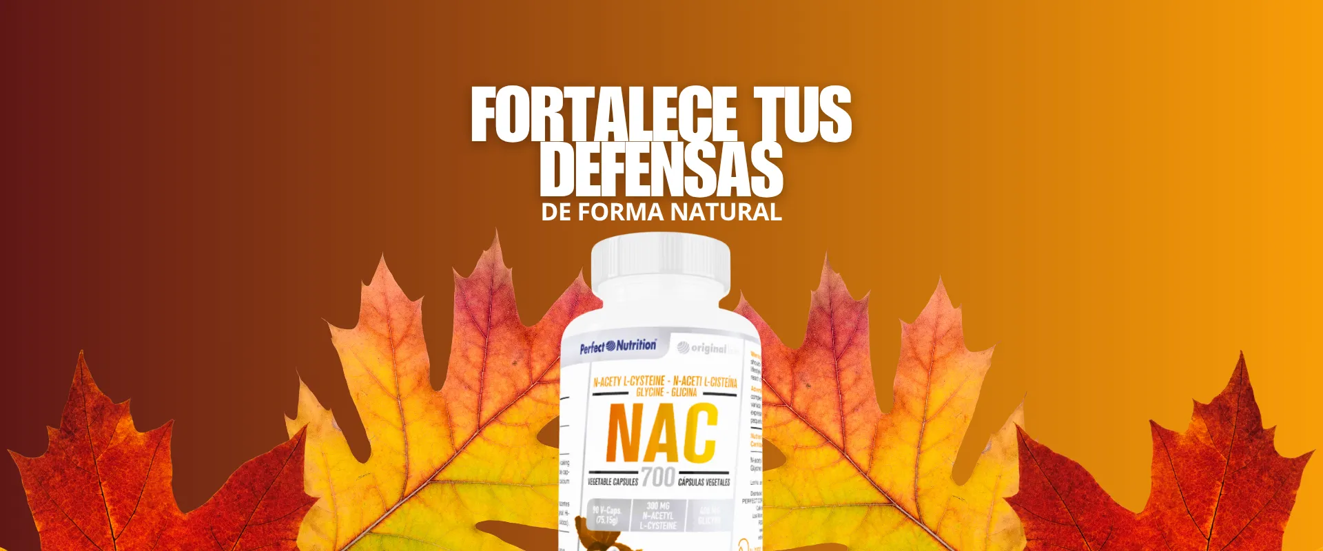 NAC: el suplemento estrella para el otoño.