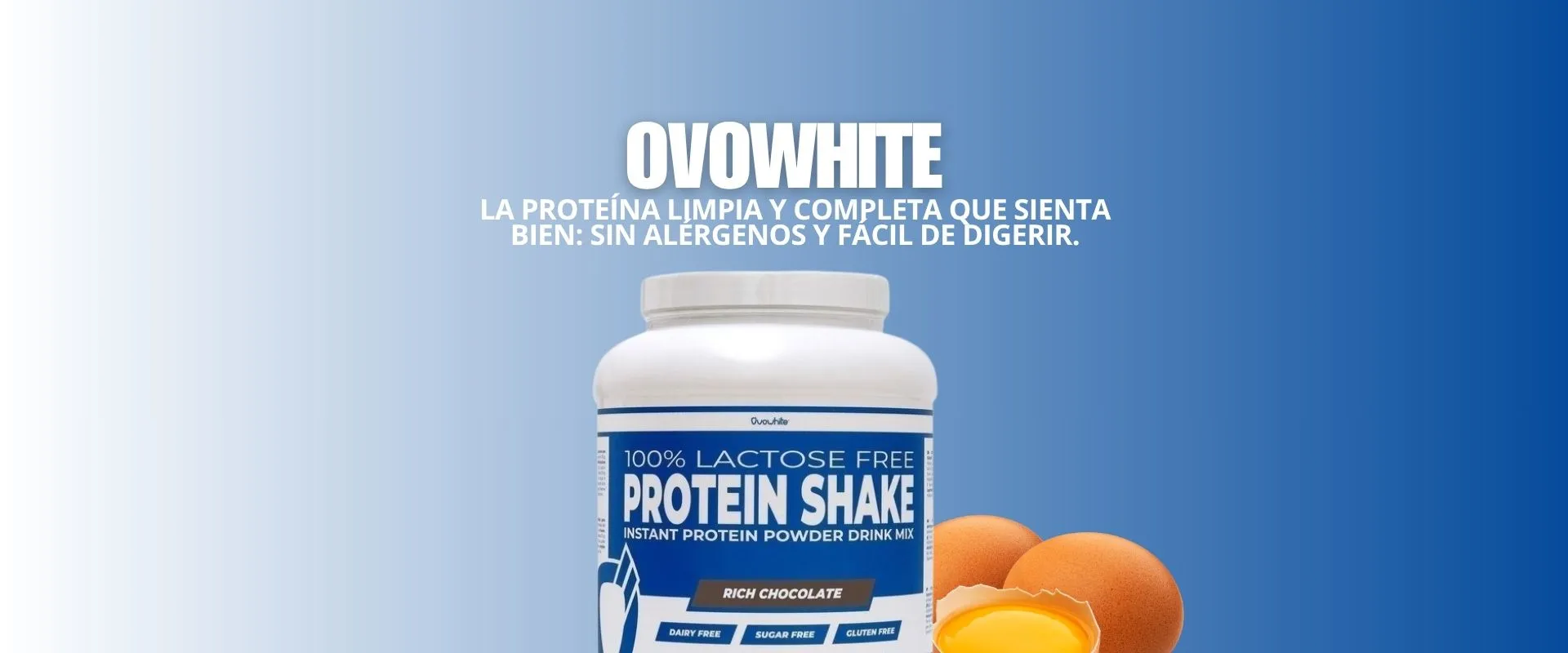 Ovowhite: la proteína de clara de huevo pura, ligera y de alta digestibilidad