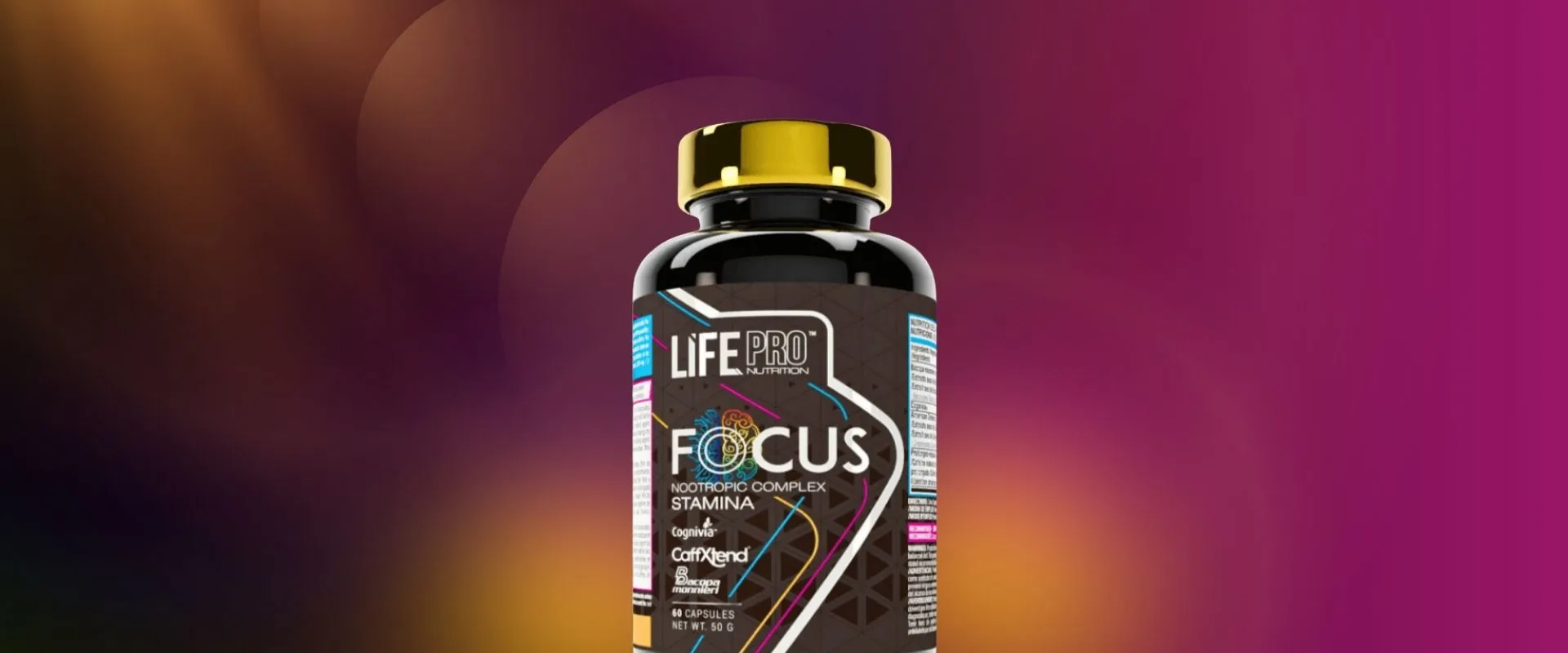 Life Pro Focus Nootropic: mejora tu concentración, claridad mental y rendimiento cognitivo.