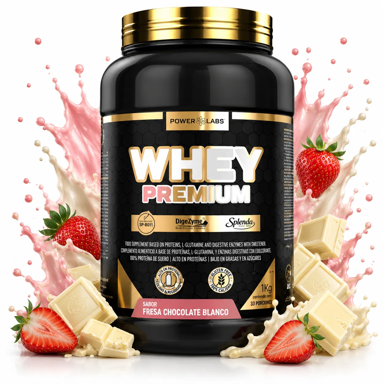 Inicio 37 POWER LABS WHEY PREMIUM fresa choco blanco
