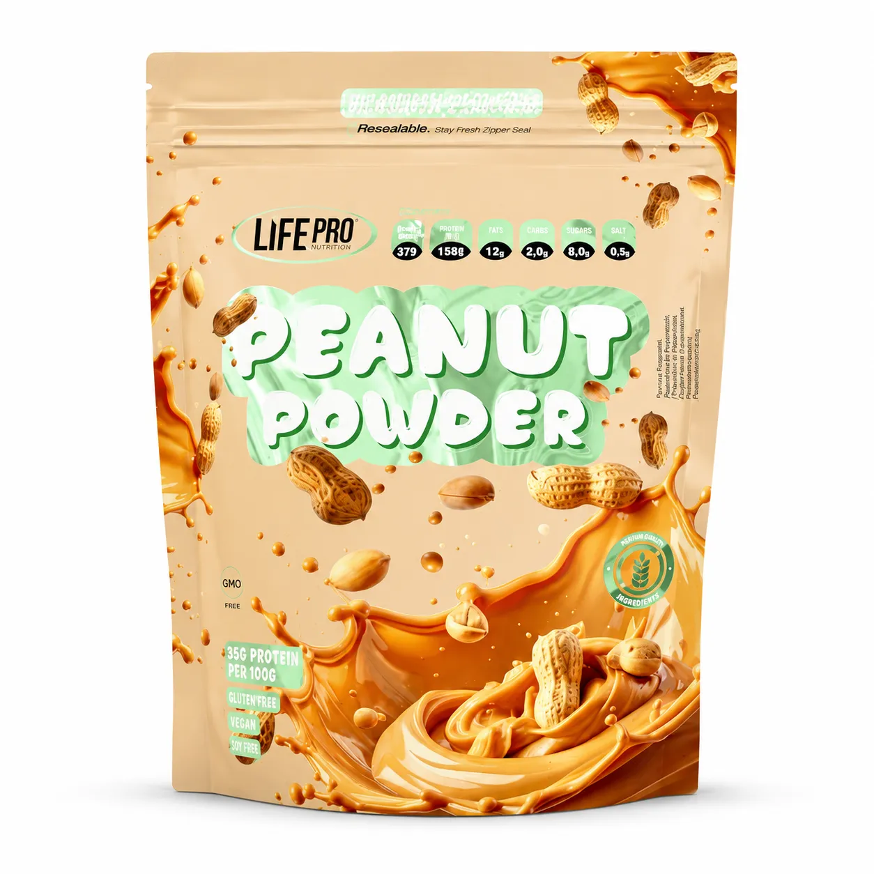 LIFE PRO PEANUT POWDER 1KG
