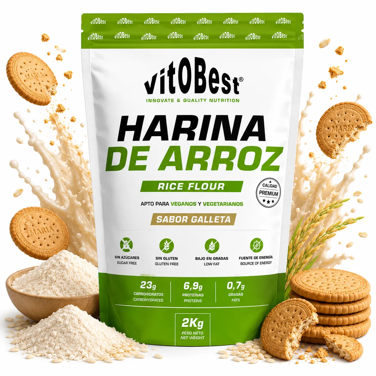 HARINA DE ARROZ VITOBEST 1 HARINA DE ARROZ VITOBEST