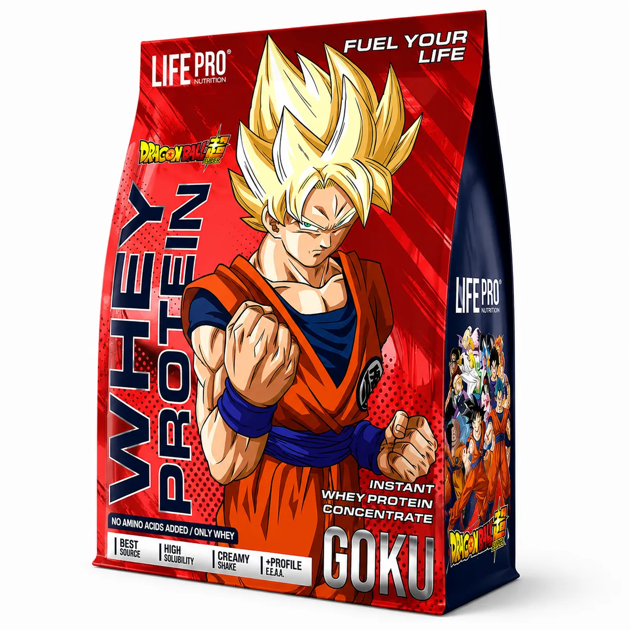 LIFE PRO WHEY DRAGON BALL GOKU 1.8KG 1 LIFE PRO WHEY DRAGON BALL GOKU