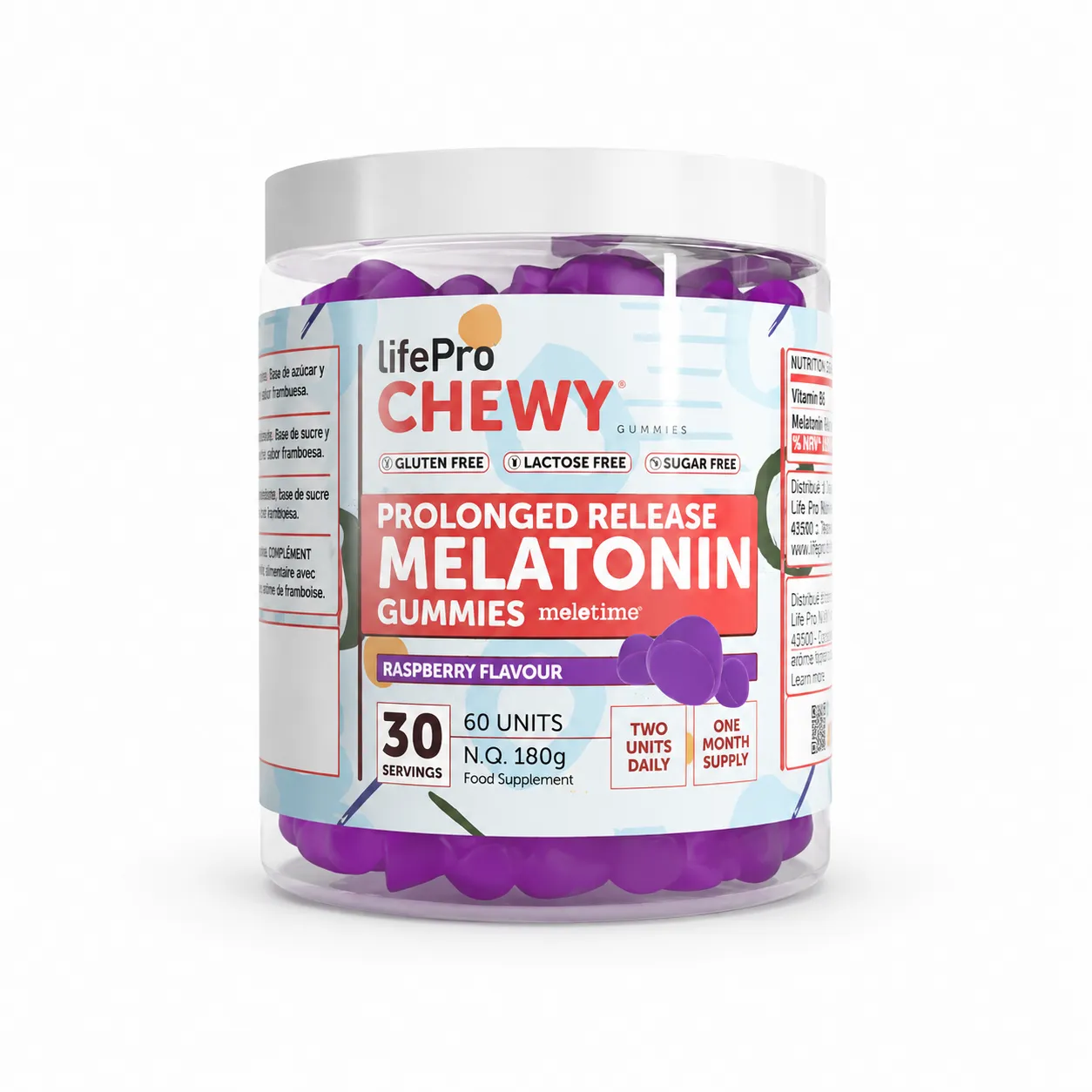LIFE PRO CHEWY PROLONGED RELEASE MELATONIN 1 LIFE PRO CHEWY PROLONGED RELEASE MELATONIN