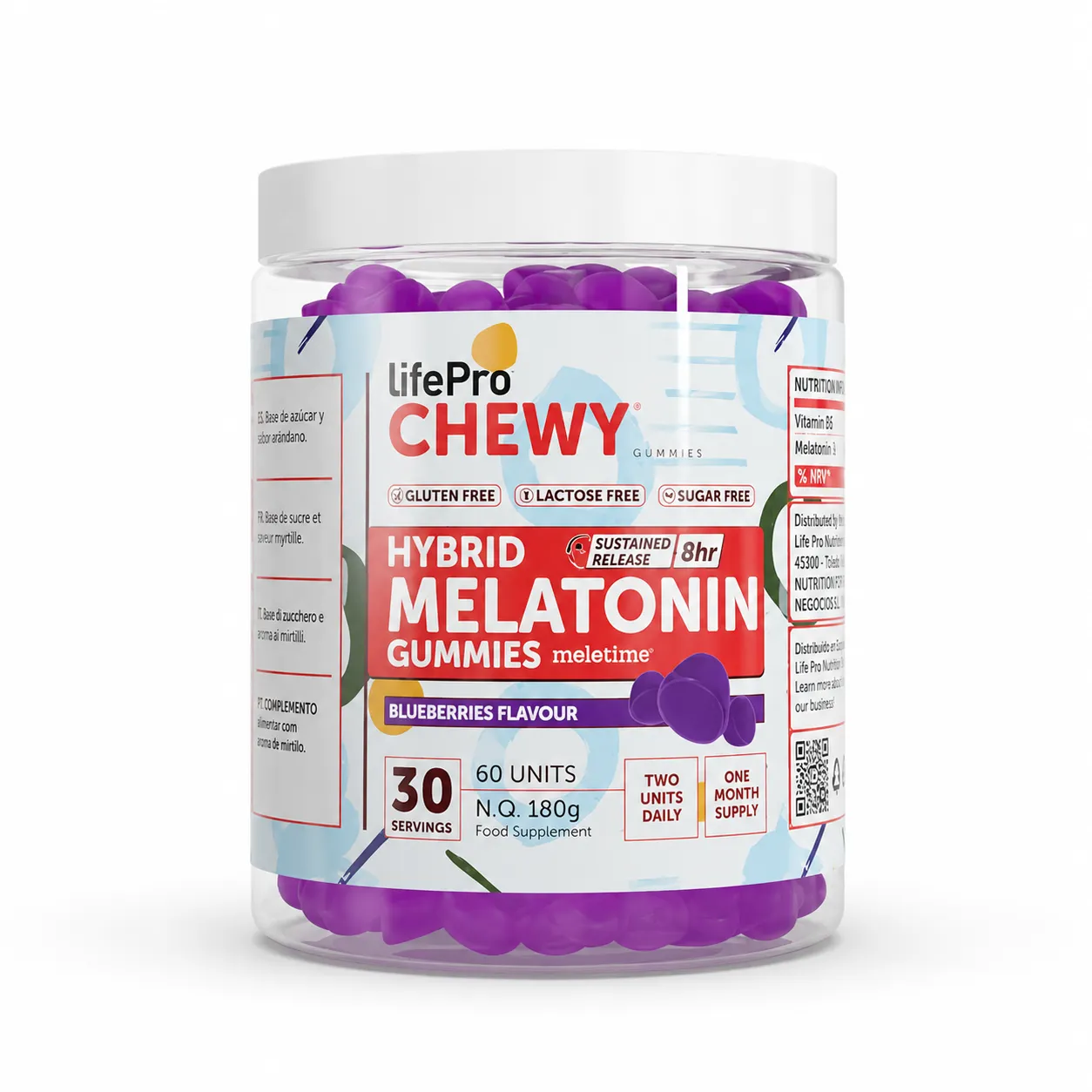 LIFE PRO CHEWY HYBRID MELATONIN 1 LIFE PRO CHEWY HYBRID MELATONIN
