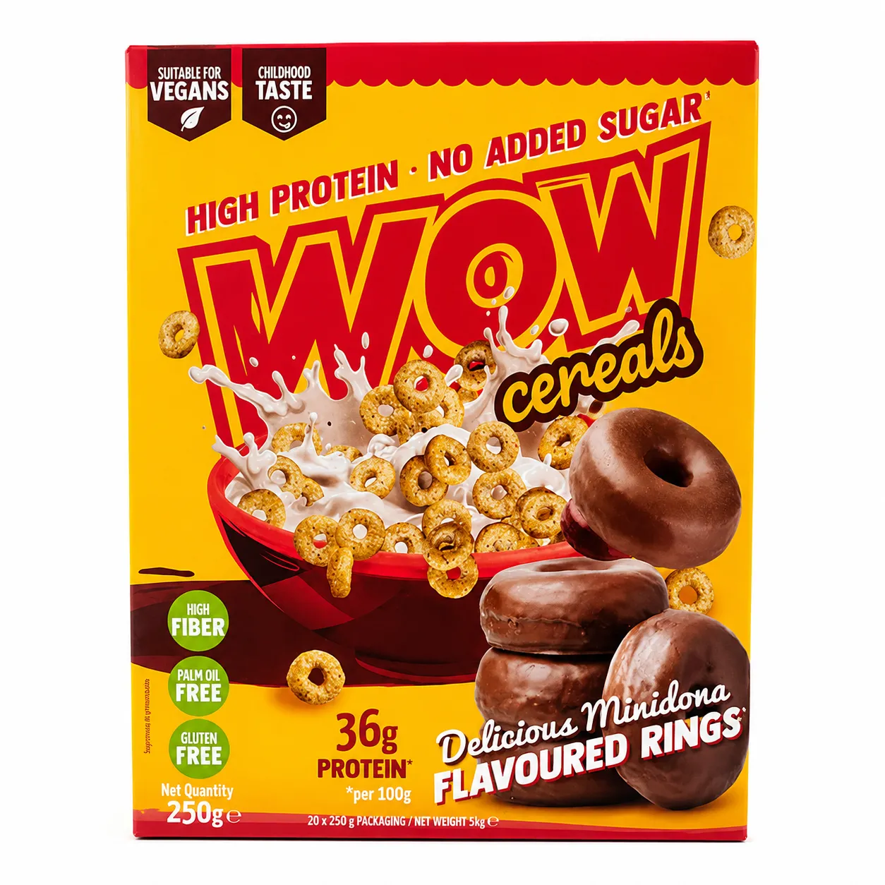 BIG WOW CEREALS 250GR MINIDONA 1 BIG WOW CEREALS 250GR MINIDONA