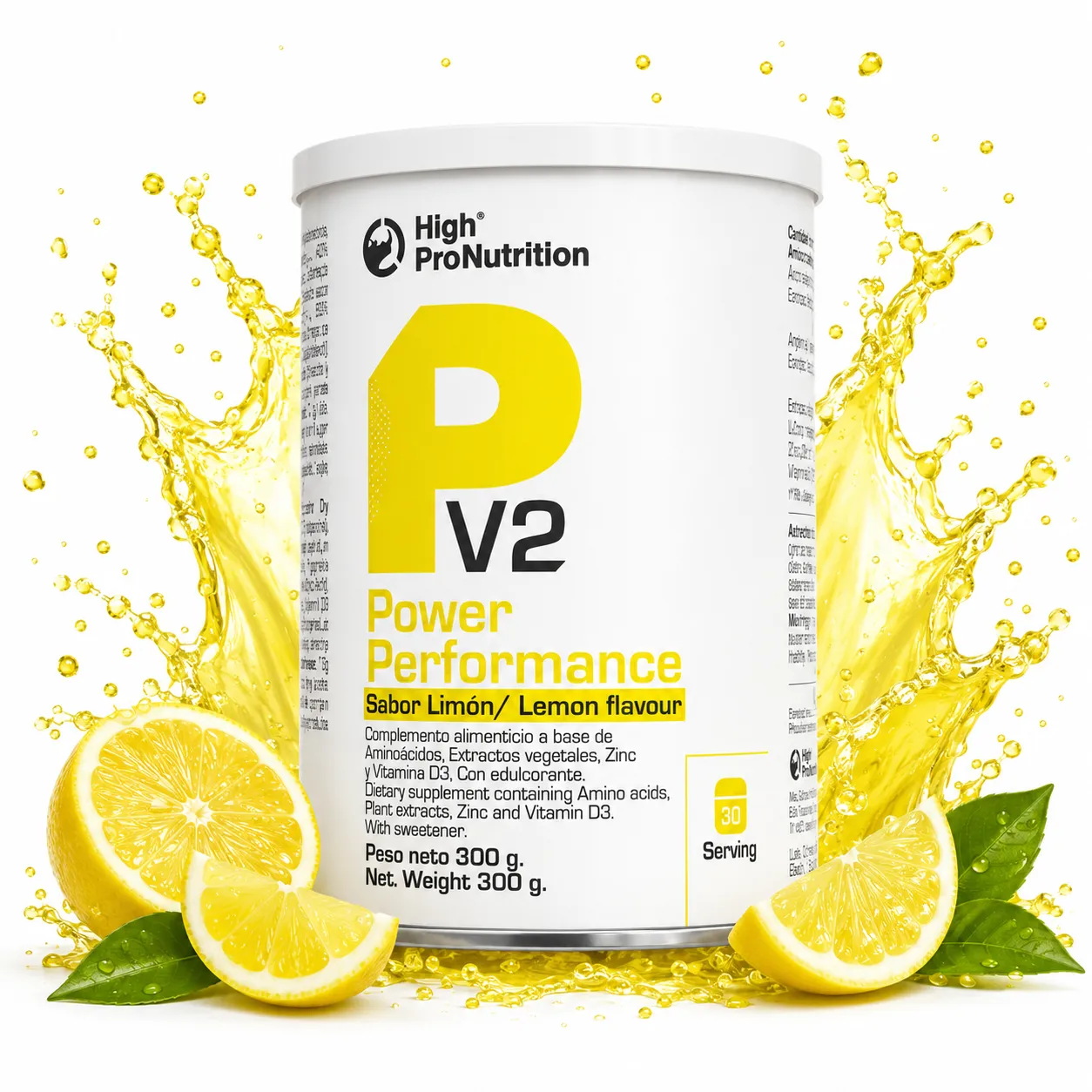 HIGH PRONUTRI. POWER PERFORMANCE 300GR LIMON