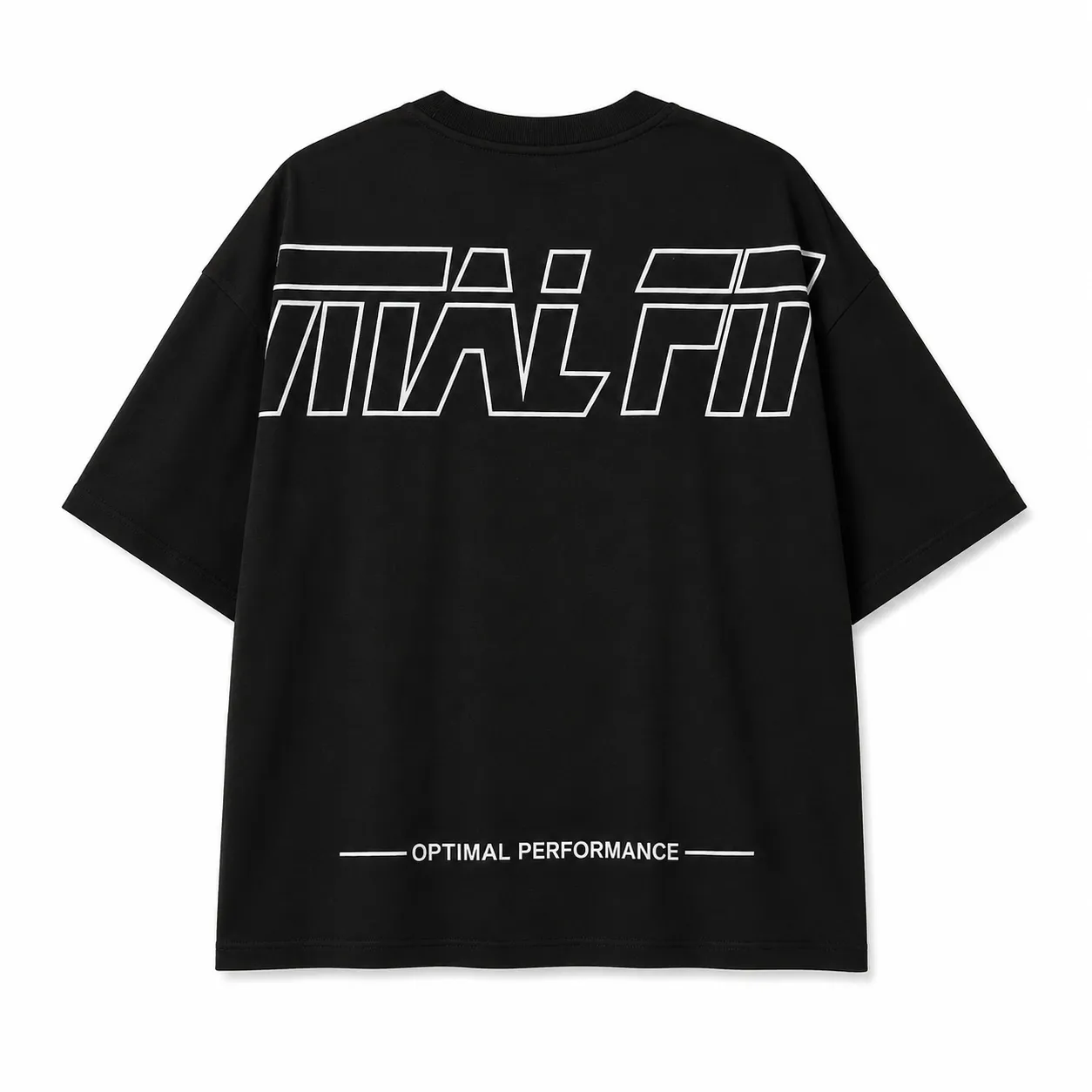 CAMISETA OVERSIZE NEGRA VITALFIT (1)