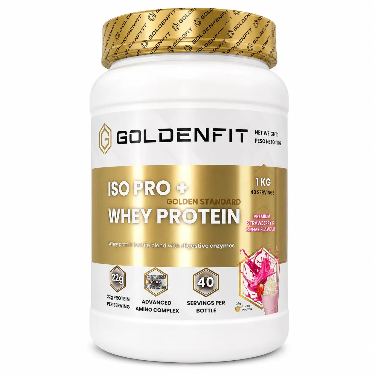GOLDENFIT ISOLATE PRO+ 1KG 1 GOLDENFIT ISOLATE PRO+ 1KG