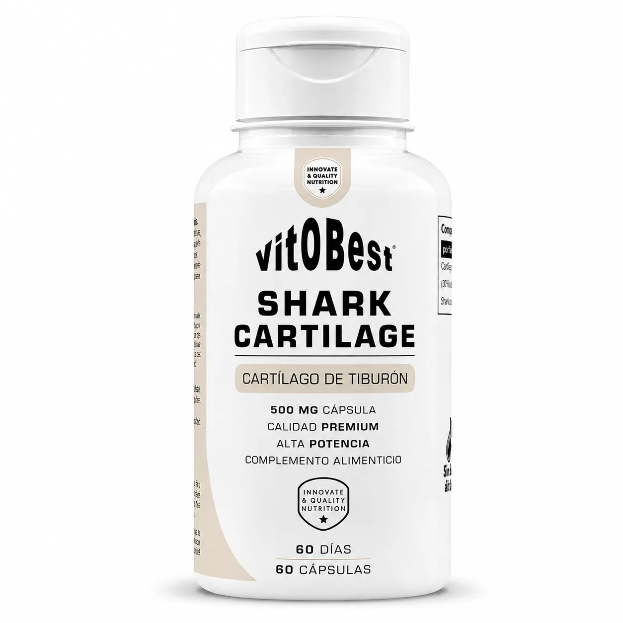 VITOBEST CARTILAGO DE TIBURÓN 60 CAPS 1 VITOBEST CARTILAGO DE TIBURÓN 60 CAPS