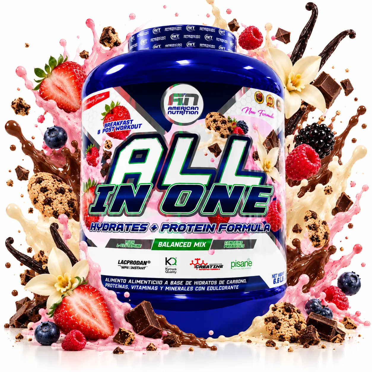 Inicio 42 ALL IN ONE 1.5KG AMERICAN NUTRITION SPLASH