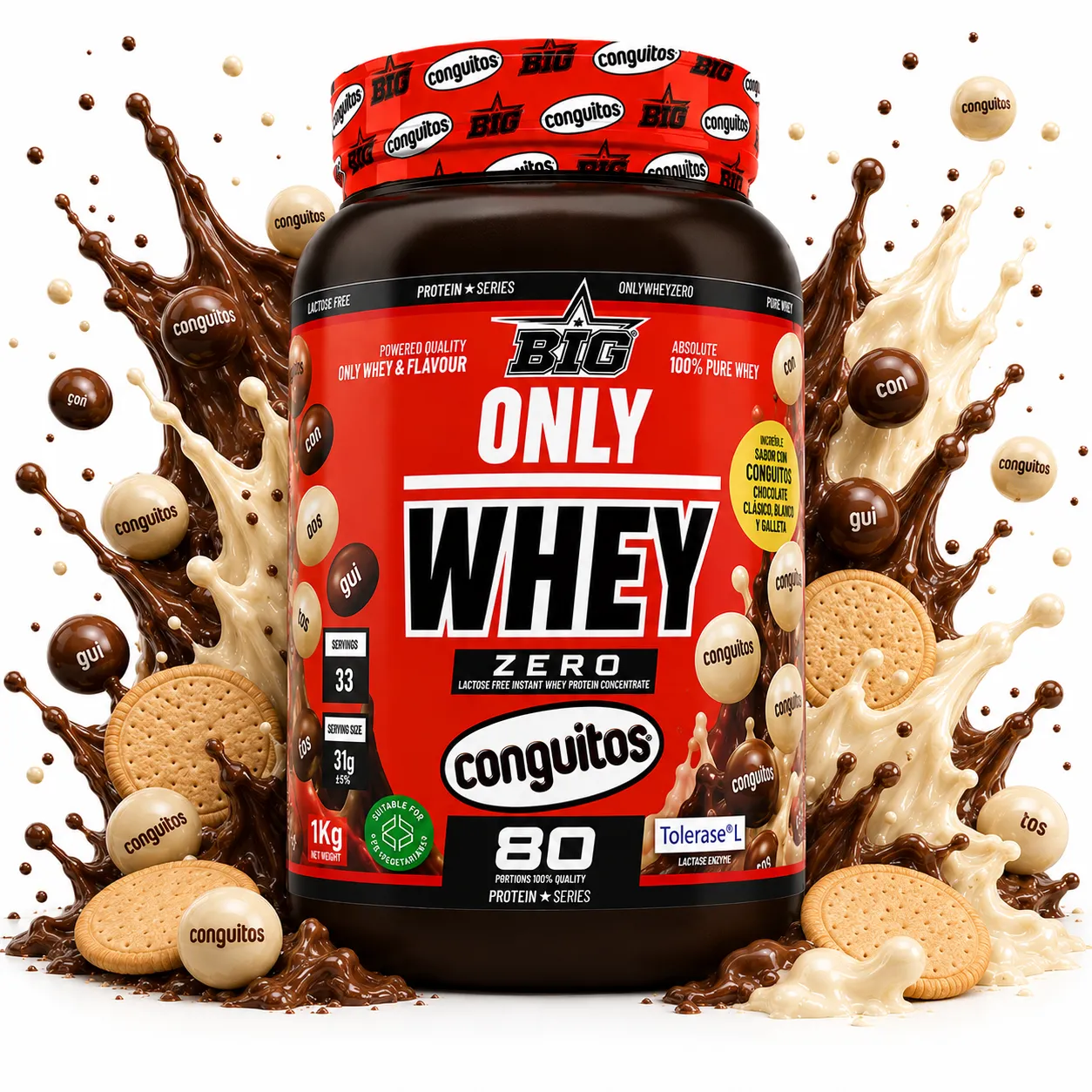Inicio 40 BIG MICELLAR CASEIN 1KG CONGUITOS SPLASH