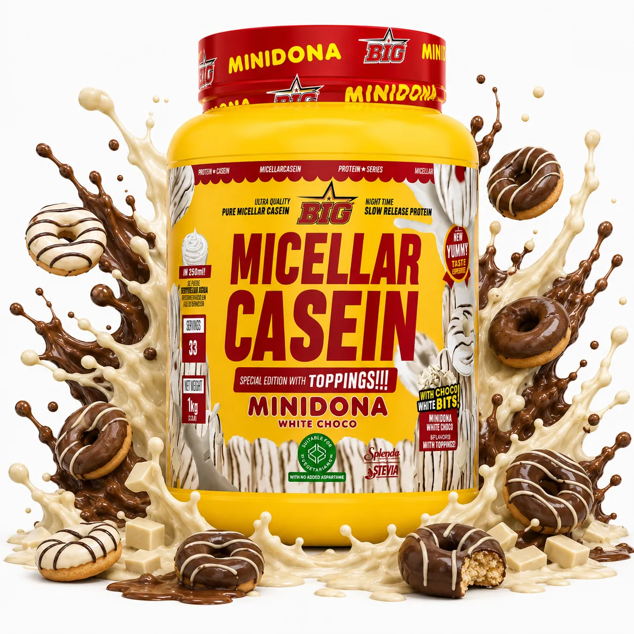 Inicio 38 BIG MICELLAR CASEIN CACAOLAT 1KG MINIDONA SPLASH