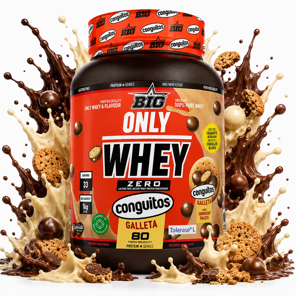 Inicio 44 BIG ONLY WHEY ZERO 1KG CONGUITOS SPLASH